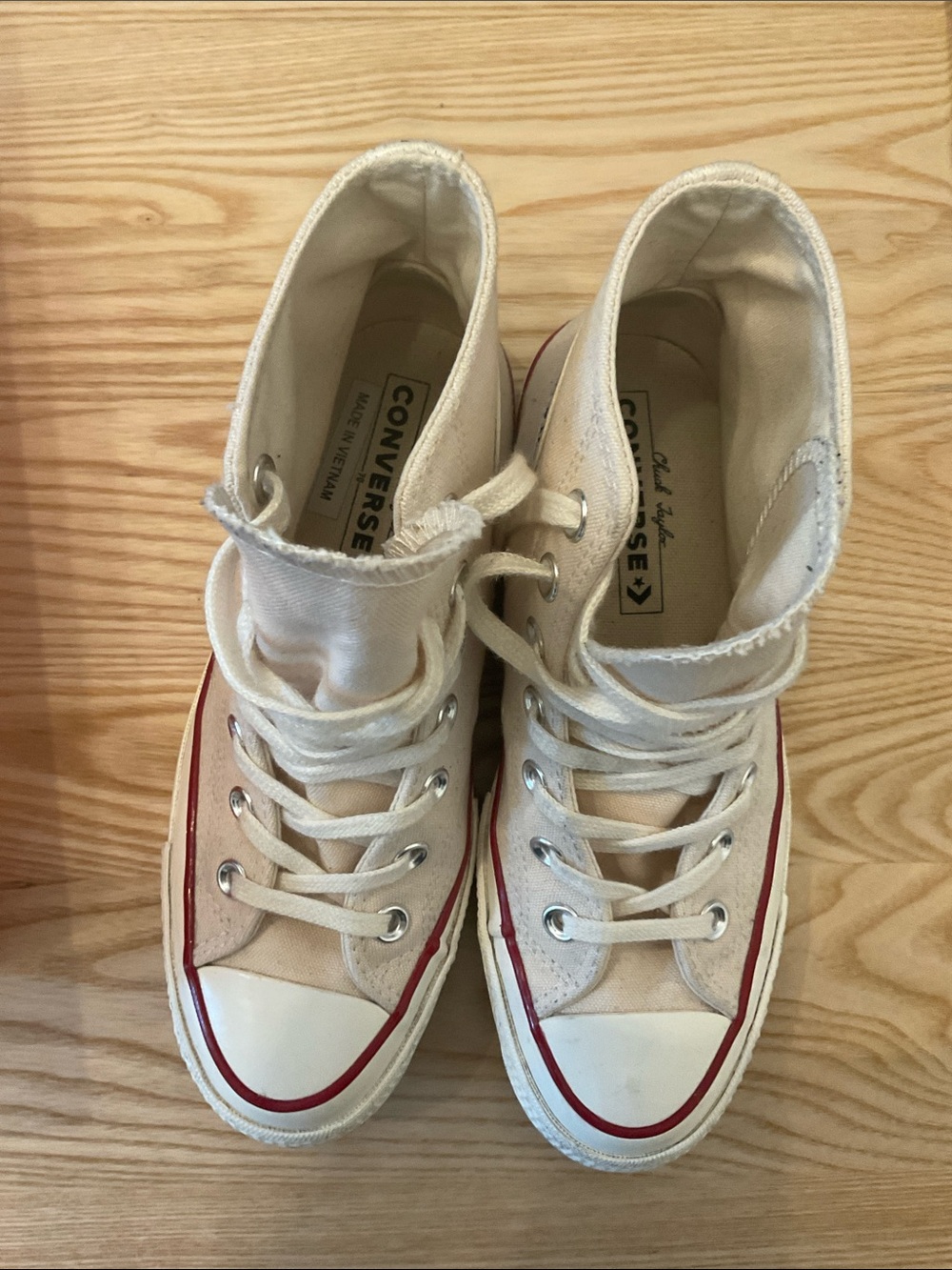 Converse Chuck 70 High Top Sneaker in Parchment - Picture 2 of 8